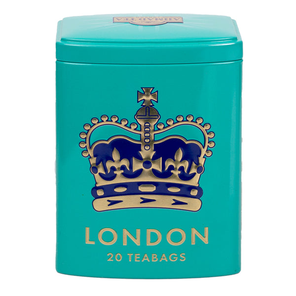 Colourful London Caddy with English Tea No.1 20 Teabags - Front of Caddy