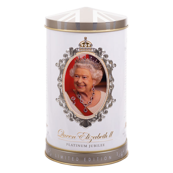 Queen Elizabeth II Platinum Jubilee Music Caddy with Earl Grey Tea - 30 Teabags