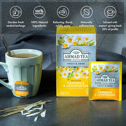 Camomile & Lemongrass Infusion Tea - 6 x 20 Teabags Subscription
