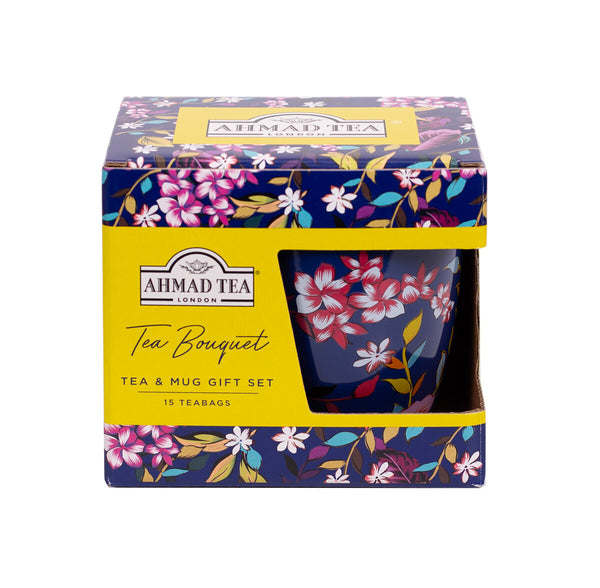 Tea Bouquet Tea & Mug Gift Set – 15 Teabags