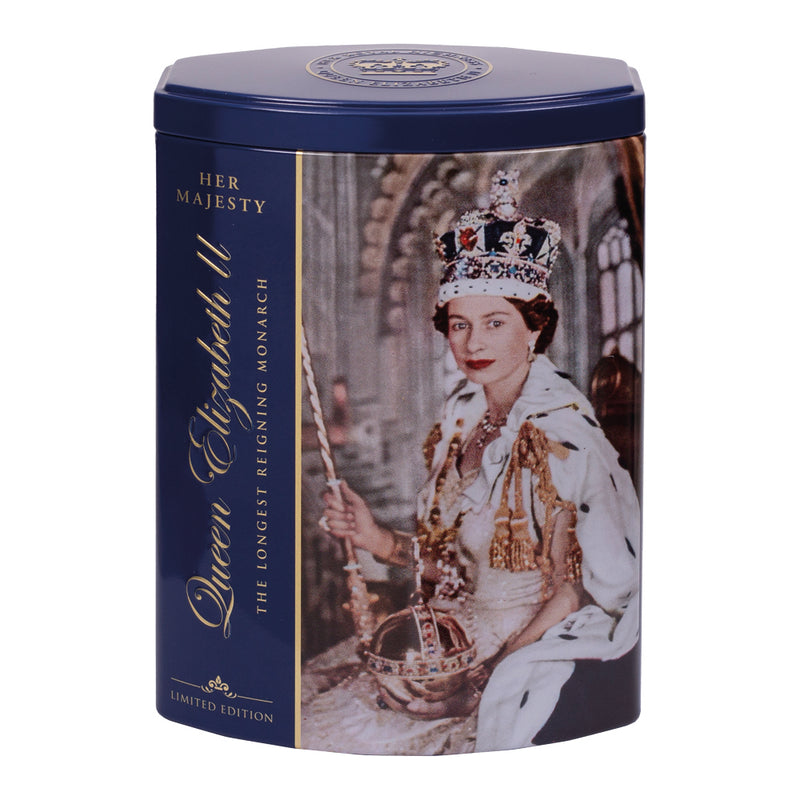 Queens English Breakfast Blue Caddy - 40 Tagged Teabags