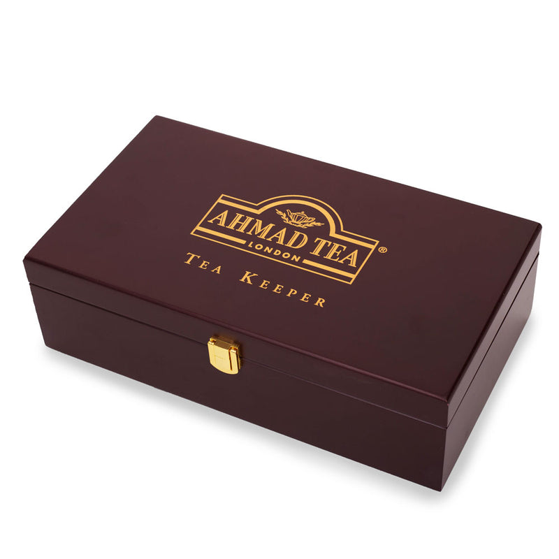 Luxury Wooden Tea Gift Box | Tea Keeper Chest | Ahmad Tea
