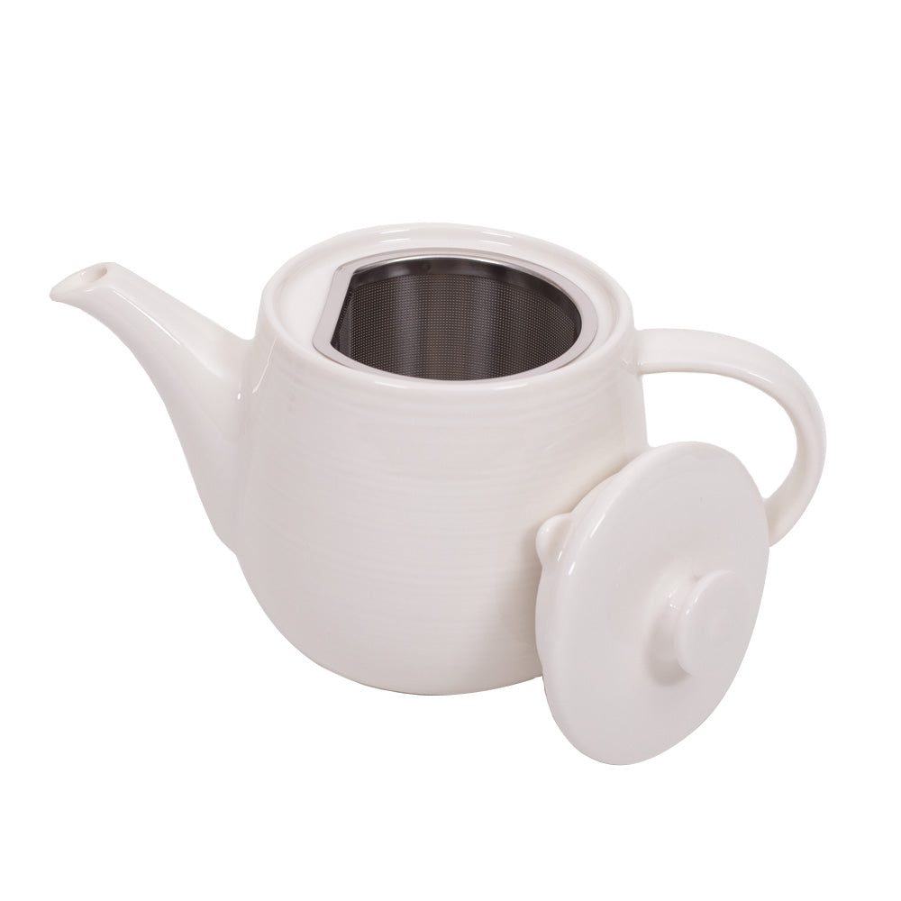 Ahmad Tea White Ceramic Teapot 700ml