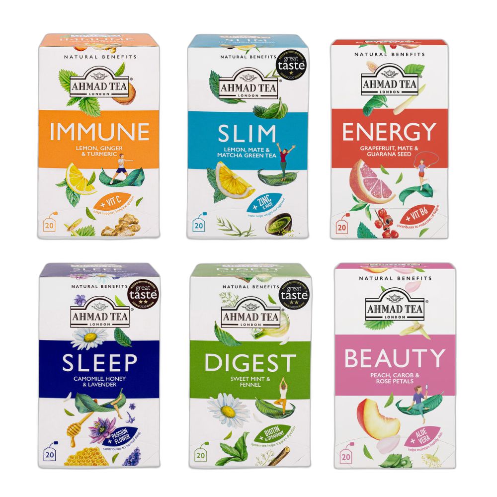 Natural Benefits Tea Bundle - 120 Teabags – Ahmad tea