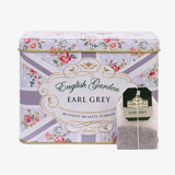 Earl Grey Tea in English Garden Caddy - Caddy and teabag