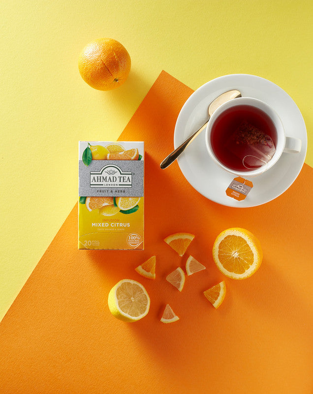 Mixed Citrus 20 Teabags - Lifestyle image