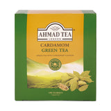 Cardamom Green Tea 100 Tagged Teabags - Front of box