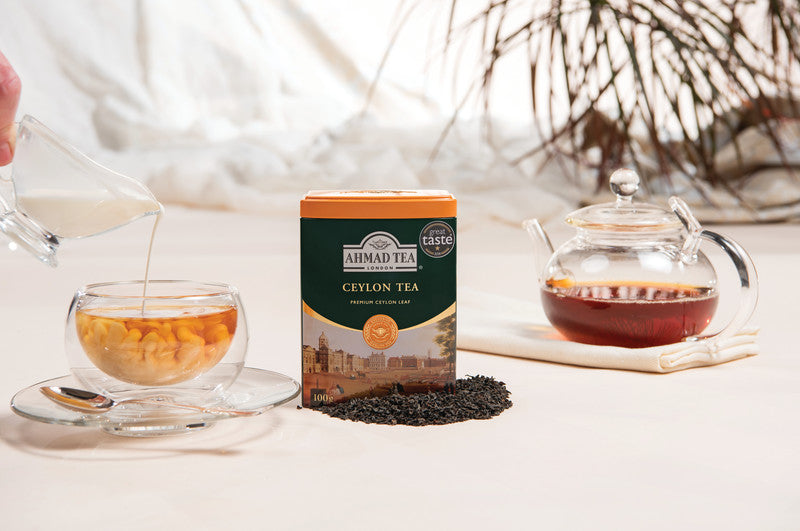 Ceylon 100g Loose Leaf Caddy from English Scene Collection - Lifestyle Image