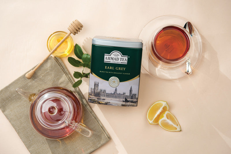 Earl Grey 100g Loose Leaf Caddy from English Scene Collection - Lifestyle image