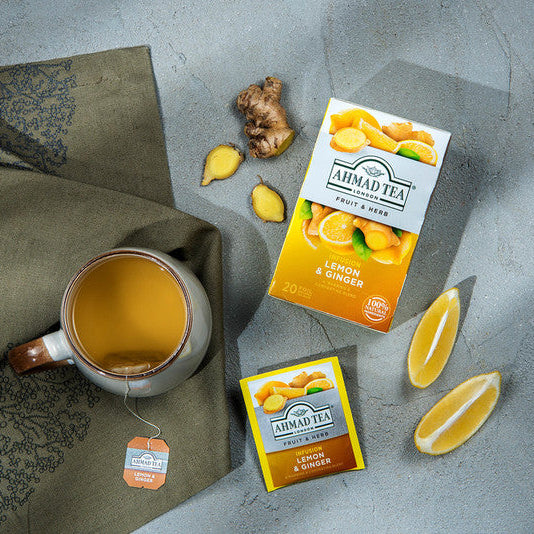 Lemon & Ginger 20 Teabags - Lifestyle image