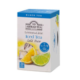 Lemon & Lime Iced Tea Cold Brew 20 Teabags - Side angle of box