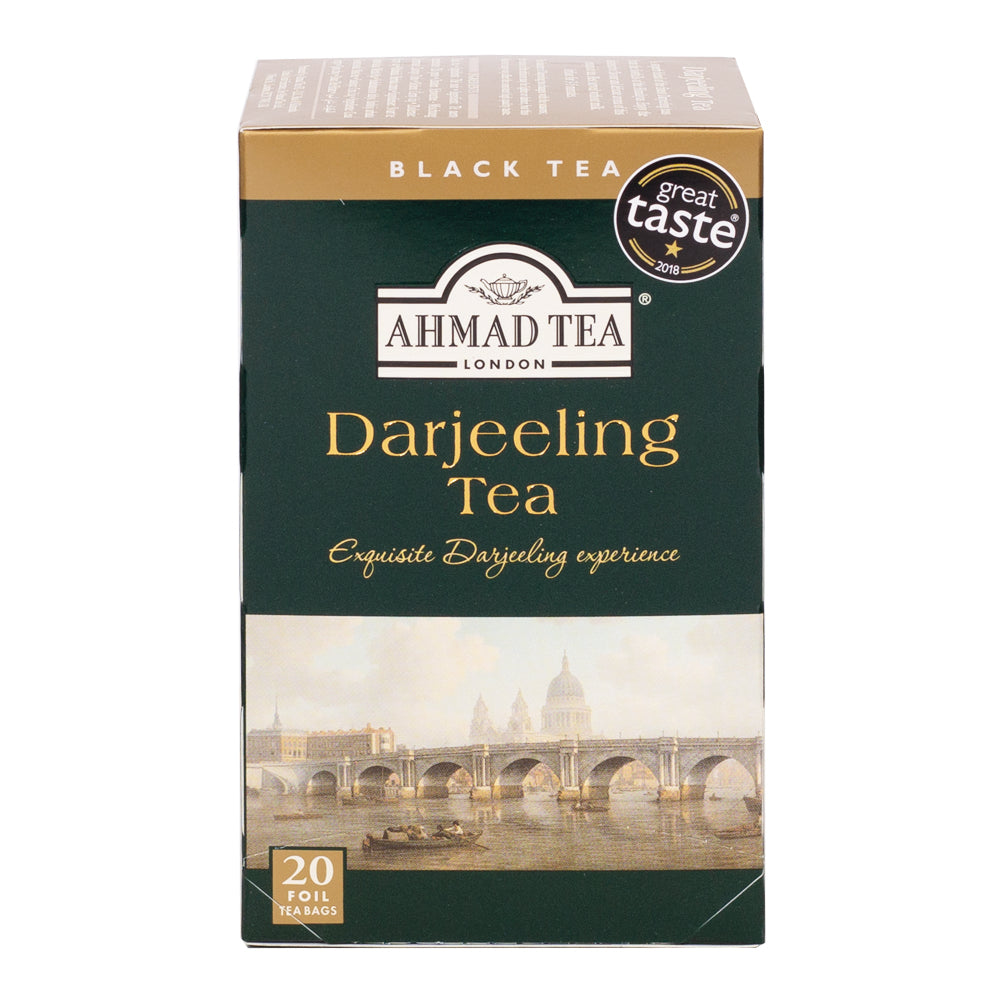 Ahmad Tea Darjeeling Tea 20 Teabags - Front of box