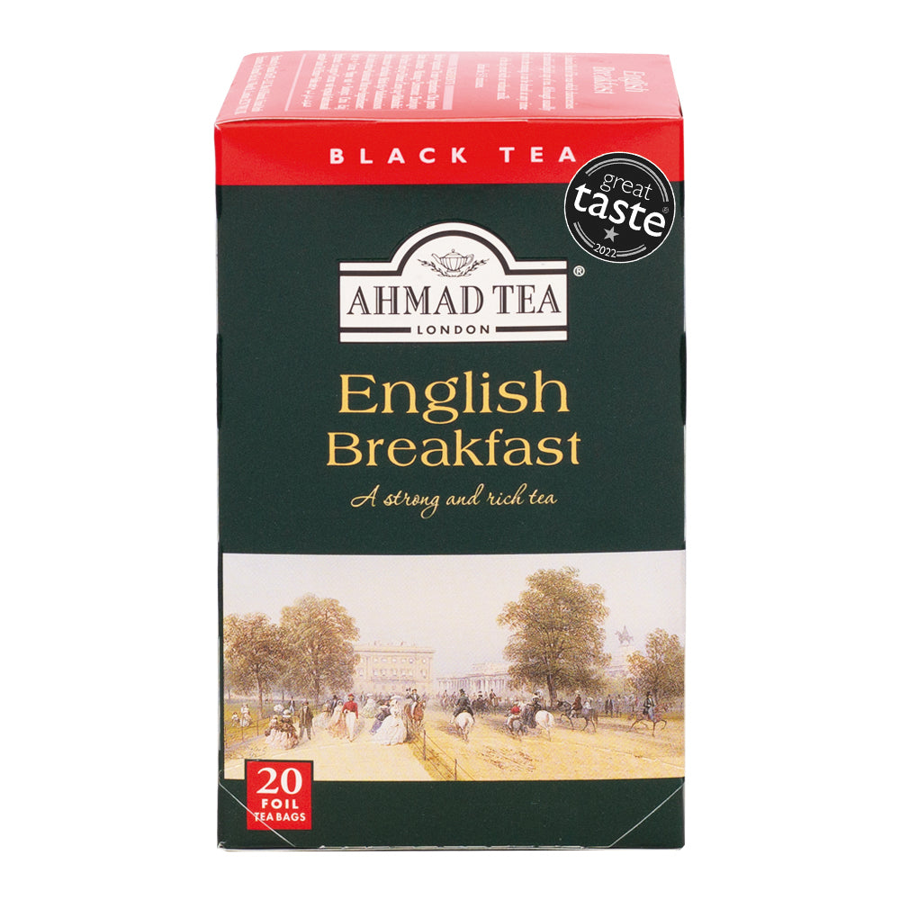 Ahmad Tea English Breakfast 20 Teabags - Front of box