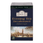 Ahmad Tea Evening Tea Decaffeinated 20 Teabags - Front of box