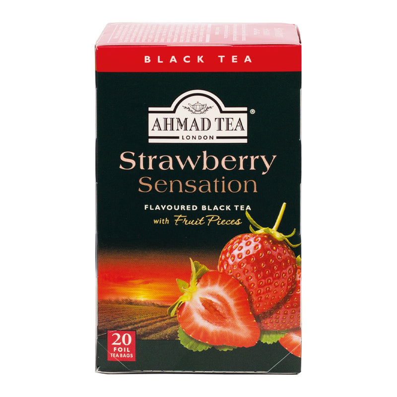 Strawberry Sensation 20 Teabags - Front of box