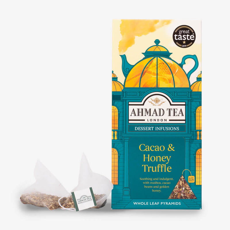 15 Pyramid Teabags - Box and pyramid teabag