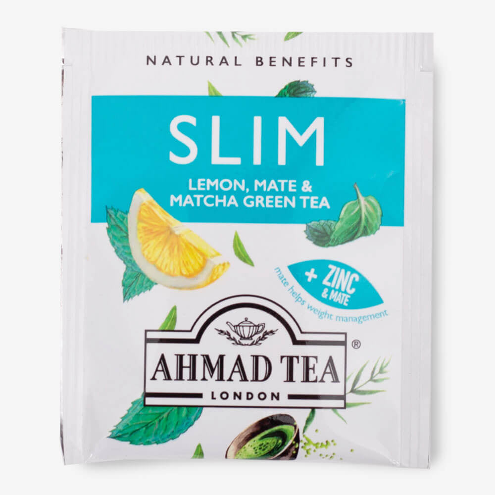 Ahmad Tea Lemon, Mate & Matcha Green Tea 'Slm' Nfuson - 20 Teabags