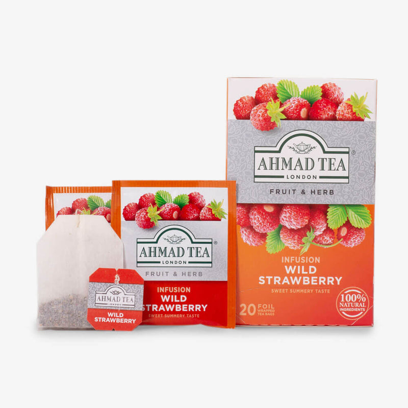 6 Packs of 20 Foil Teabags - Box, envelope and teabag