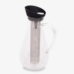 Viva Scandinavia Glass Iced Tea Infusion Carafe - Side angle of carafe