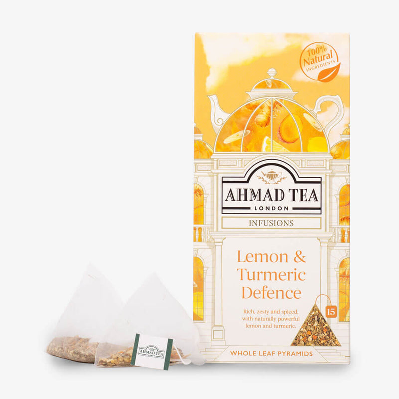 15 Pyramid Teabags - Box and pyramid teabag