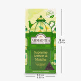 15 Pyramid Teabags - Box with dimensions