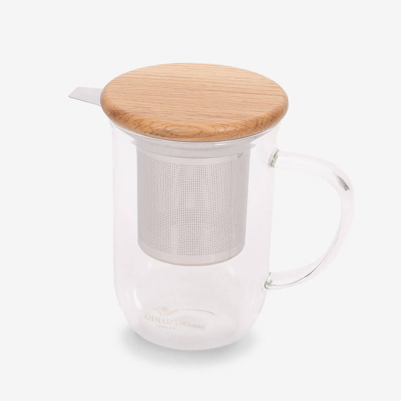 Viva Scandinavia Minima Balance Glass Teacup - Side angle of teacup