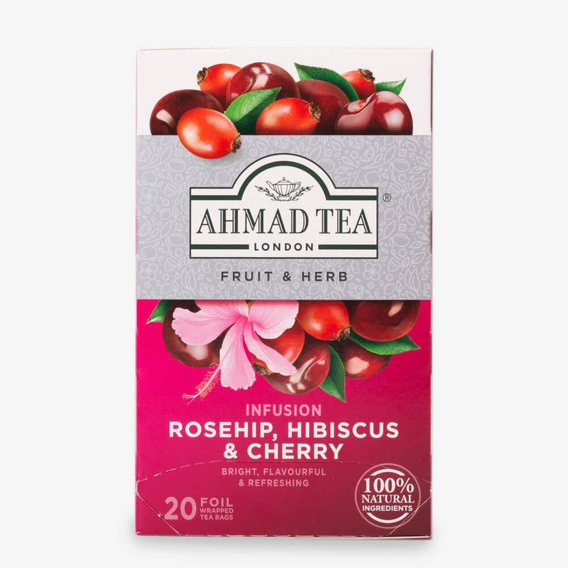 Rosehip, Hibiscus & Cherry Infusion - 20 Teabags