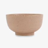 Matcha Tea Pink Bowl - Side of bowl
