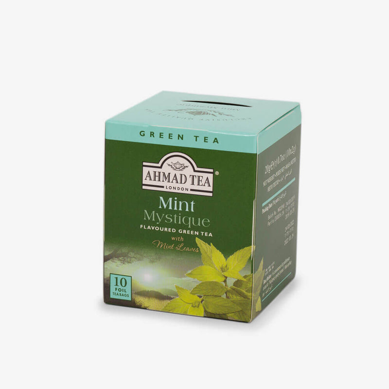 Tea Journey Collection - Mint Mystique box from side angle