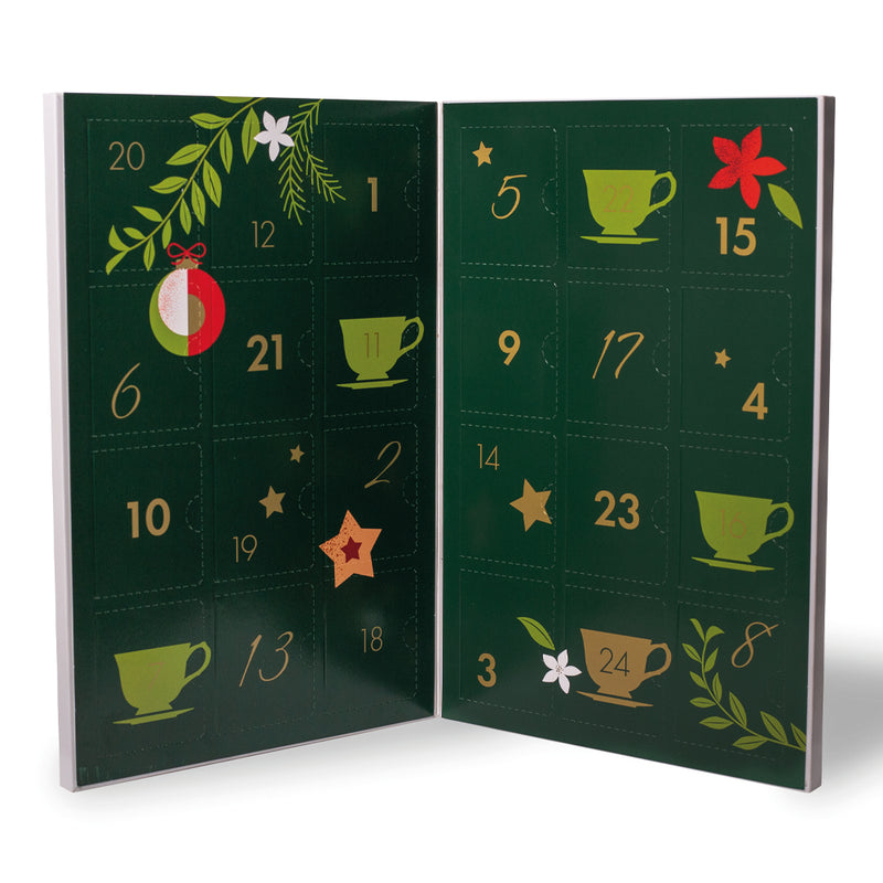 Tea Advent Calendar - Open calendar with doors shut