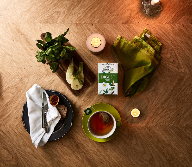 Sweet Mint & Fennel "Digest" Infusion 20 Teabags - Lifestyle image
