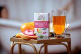 Peach, Carob & Rose Petals "Beauty" Infusion 20 Teabags - Lifestyle image