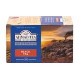 Ahmad Tea Decaffeinated Black Tea 20 Teabags - Side of box