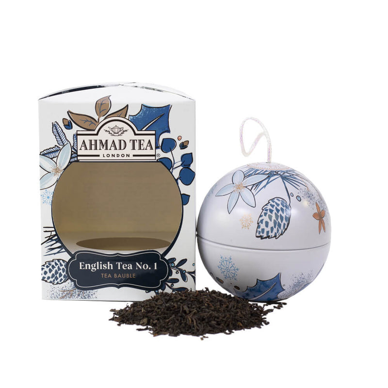 Twilight Xmas Bauble in White - Box with loose tea