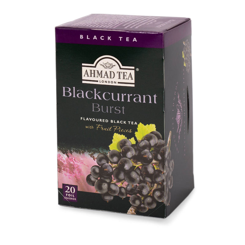 Blackcurrant Burst 20 Teabags - Side angle of box
