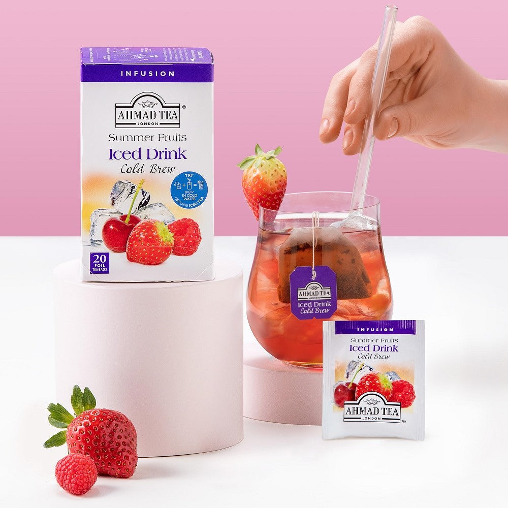 Summer Fruits Iced Drink Cold Brew 20 Teabags - Lifestyle image