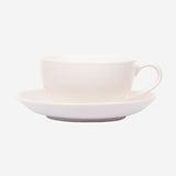 Ahmad Tea White Ceramic Teacup & Saucer