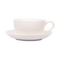 Ahmad Tea White Ceramic Teacup & Saucer - Front of teacup & saucer