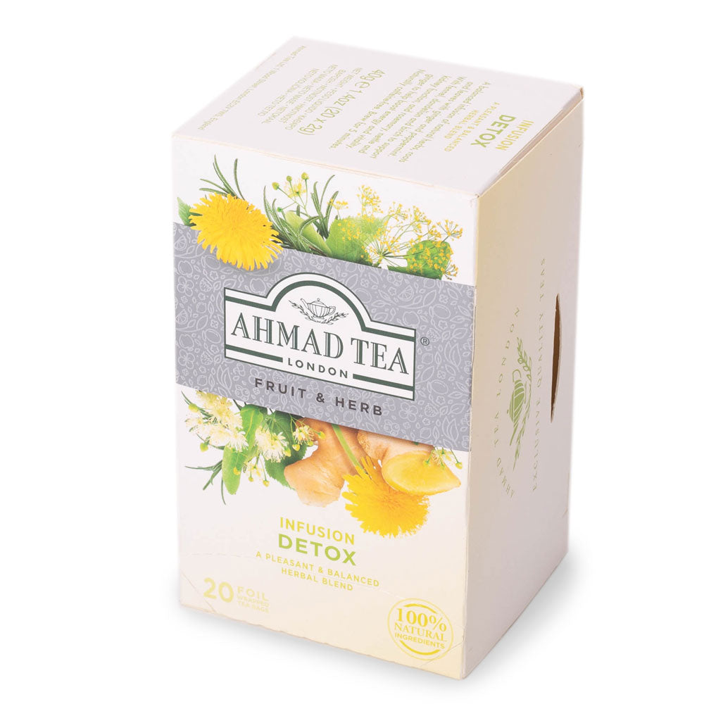 Detox 20 Teabags - Side angle of box