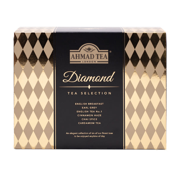 Diamond Selection with 6 Black Teas 60 Teabags from Diamond Christmas Collection - Front of box