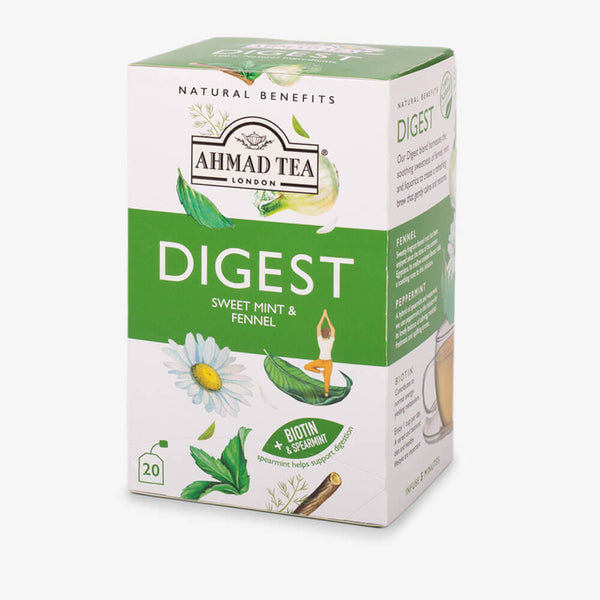 Sweet Mint & Fennel "Digest" Infusion Tea - 6 Packs of 20 Foil Teabags (S&S)