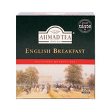 English Breakfast 100 Tagged Teabags - Front of box