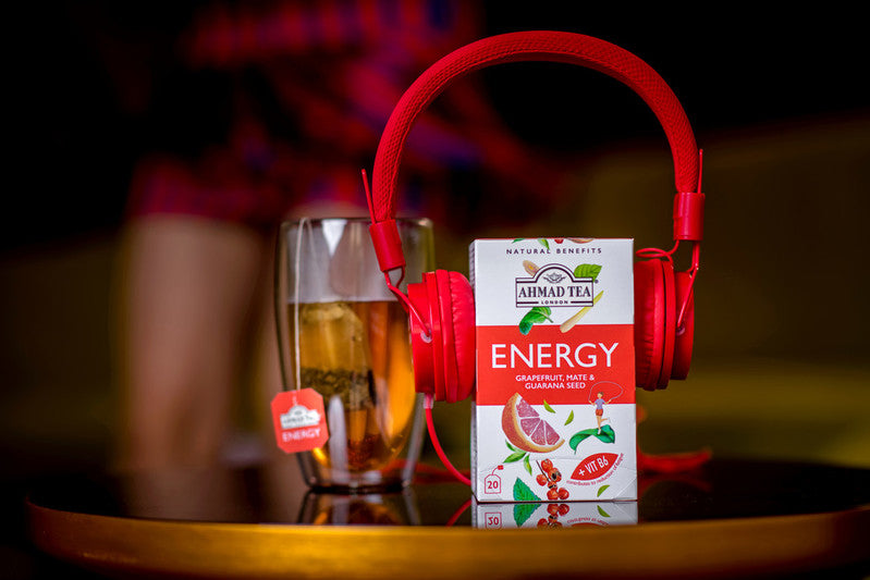 Grapefruit, Mate & Guarana Seed "Energy" Infusion 20 Teabags - Lifestyle image