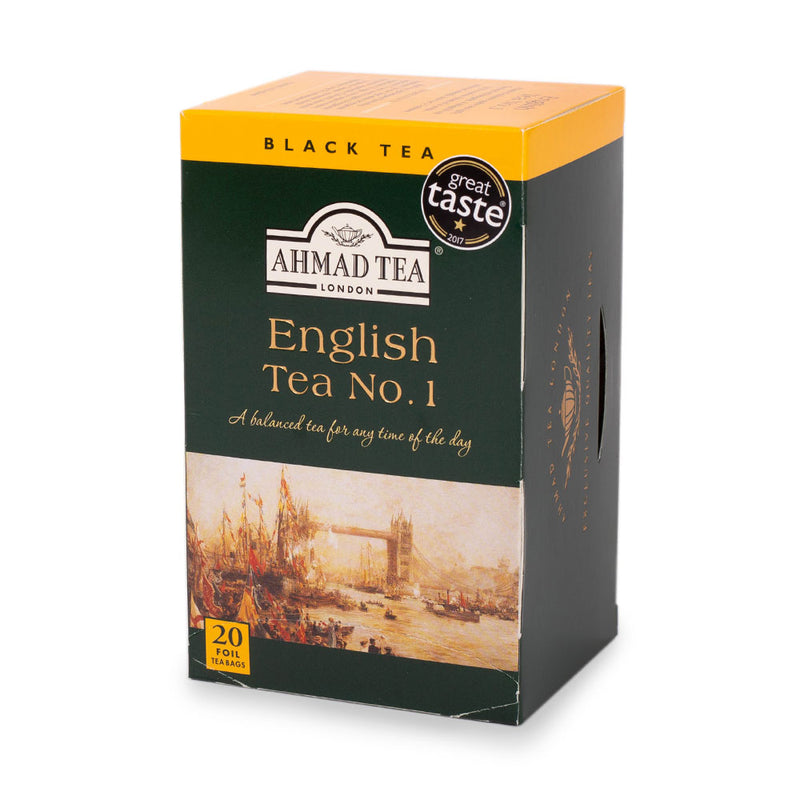 English Tea No. 1 20 Teabags - Side angle of box