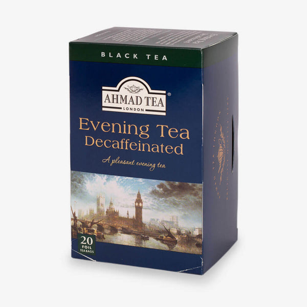 Evening Tea Decaffeinated Tea - 6 Packs of 20 Foil Teabags (S&S)