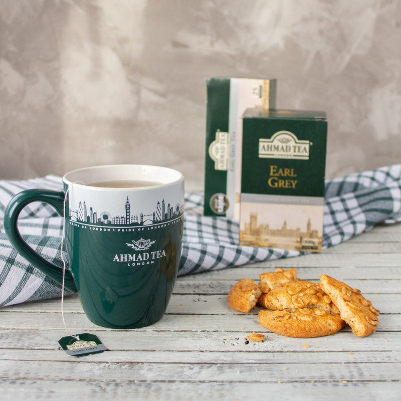 Ahmad Tea London Landmarks Mug on a kitchen table