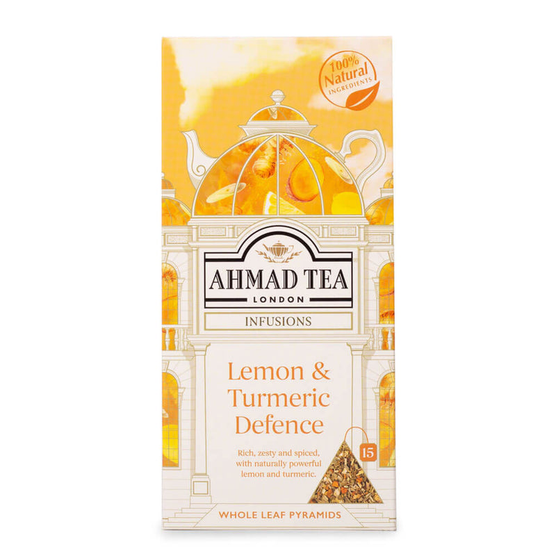 Lemon & Turmeric Defence Infusion - 15 Pyramid Teabags