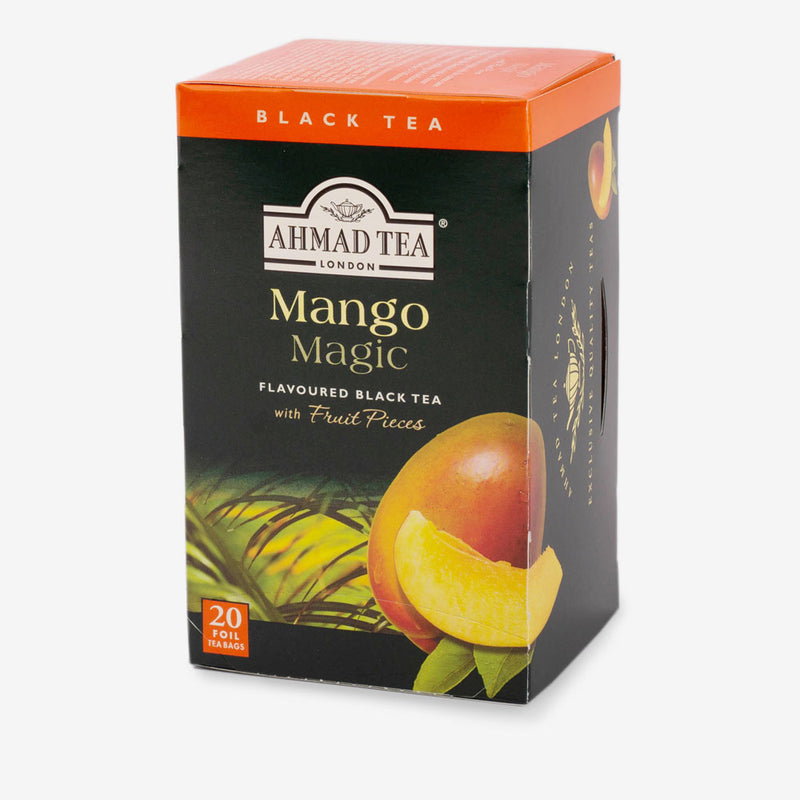 Mango Magic 20 Teabags - Side angle of box