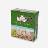 Mint Green Tea 100 Teabags - Side angle of box