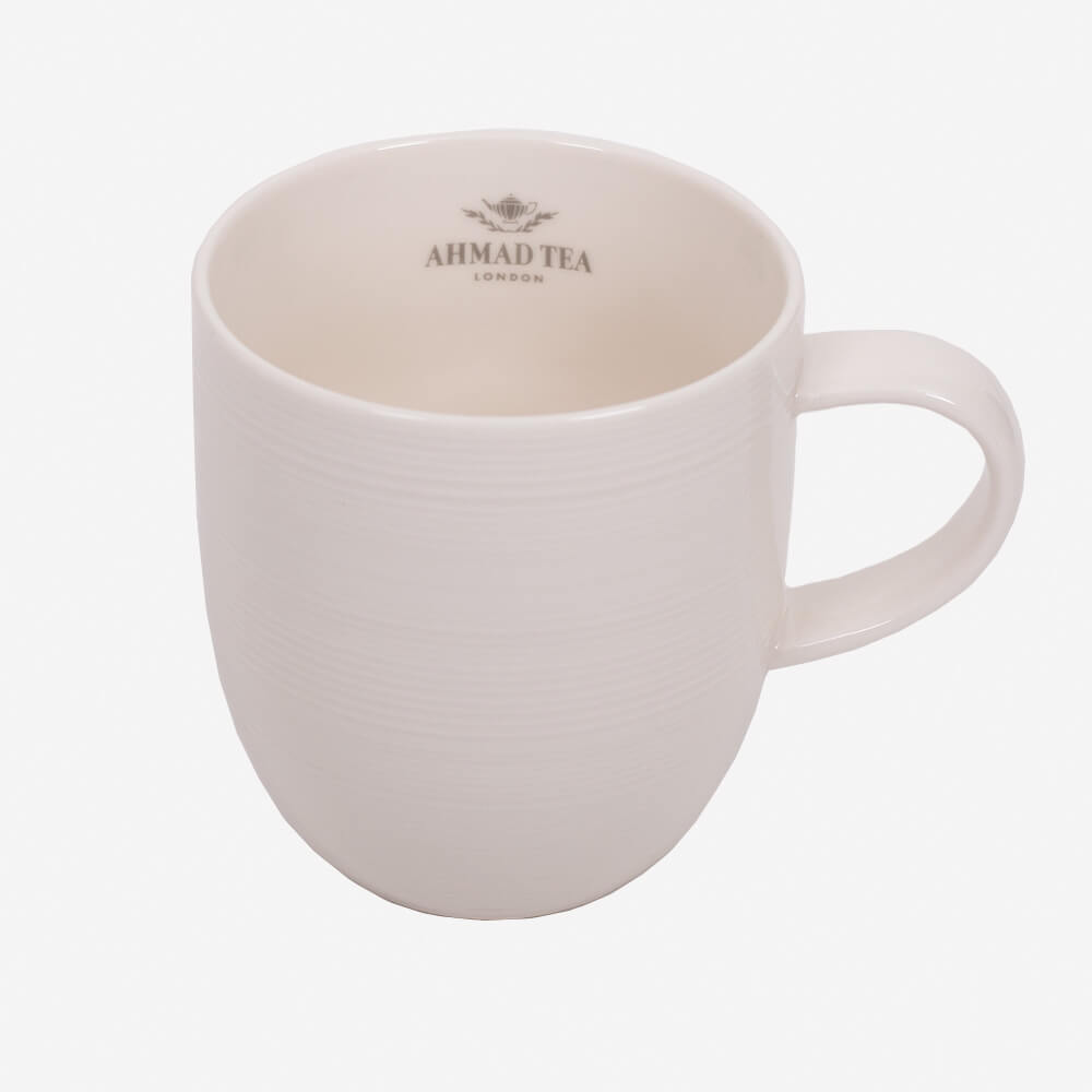 Ahmad Tea White Ceramic Mug - Inside of mug